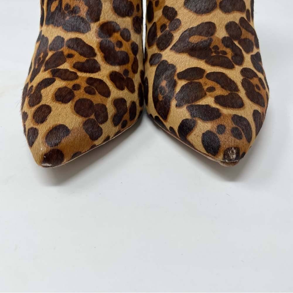 EUC Joie‎ Lina Leopard Calf Hair Booties 38.5 - Picture 5 of 7